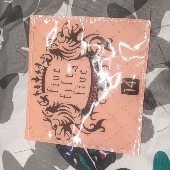 BARBIE Pink Waterproof Jacket FIVE Fifty FIVE Down Puffer Snow & Ski Hood 14 M - Picture 6 of 14